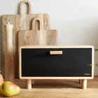 Homla, Bambou, chlebak, czarny, 35-23 cm