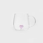 Homla, Corazon, szklanka z uchem, 0,4l, 724596