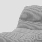 Homla, Cordivo, fotel, sztruksowy obrotowy, szary, 66-71-83 cm