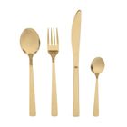 Homla, Fabro, zestaw sztućców, złotych, 24 szt.