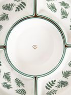 Homla, Fincan, półmisek, w zielone liście, 30 cm