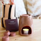 Homla, Fires, kominek ceramiczny, z woskiem Sandalwood 10-12,5 cm, 22g