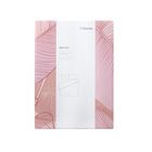 Homla, Gallo, Pościel z mikrofibry różowa w liście 200-220 cm