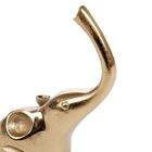 Homla, Girona, ozdoba stojąca słoń złoty, 18-8-25 cm