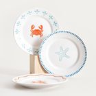 Homla, Kaoma, talerz, deserowy z rozgwiazdą, 21 cm