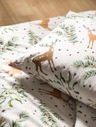 Homla, Landskab, pościel, z bawełny z motywem świątecznym, 160-200 cm