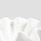 Homla, Modern Hamptons, misa dekoracyjna, ceramiczna, biała, 19-19-6 cm, 737695