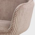 Homla, Pema, krzesło, sztruksowe brązowe, 56-60-82 cm