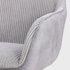 Homla, Pesa, krzesło w tkaninie łączonej, szare, 56-60-82 cm