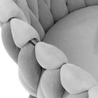 Homla, Prinssi, krzesło, welurowe szare, 64-54-73 cm