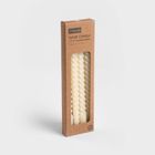 Homla, Table Candles, świece stołowe, kręcone ecru, 4-44g