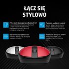 HP, mysz bezprzewodowa bluetooth, czarno-czerwona