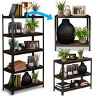 Humberg, regał metalowy magazynowy, czarny, 180-90-40 cm