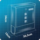 Humberg, skrzynka na listy, antracyt, 34-30,5-10 cm, HM-861