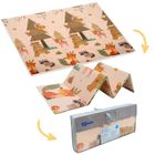 Humbi, dwustronna mata edukacyjna z pianki XPE, wieś i las, 180-200 cm