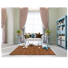 Humbi, mata piankowa, puzzle piankowe, brązowe łuki, 60-60 cm, 9 szt.