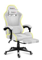 Huzaro, Force 4.7, fotel gamingowy, RGB, White