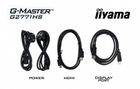 Iiyama, monitor, 27", G2771HS-B1 0.4ms, Fast IPS, DP,2xHDMI, 240Hz, 350cd, Adaptive G-SYNC - 1920 x 1080
