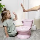 InGenuity, My Size Potty PRO, toaleta dziecięca z dźwiękiem 2w1, nocnik, różowa