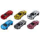 Iso Trade, ciężarówka transporter autek, zestaw z pojazdami, 6 szt.