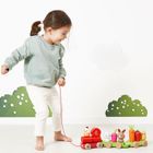 Janod, Farma, pociąg z klockami i figurkami do ciągnięcia