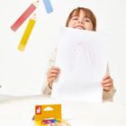 Janod, kredki ołówkowe zmazywalne, z gumką, 12 kolorów