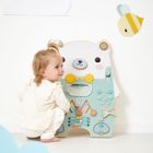 Janod, Miś Pure, drewniana tablica manipulacyjna, 20 aktywności