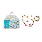 Janod, Ogród kwiatów, zestaw kreatywny do tworzenia biżuterii z drewna