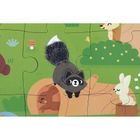 Janod, puzzle sensoryczne, las, 20 elementów