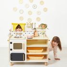 Janod, Shiny Grandma, drewniana kuchnia z 19 akcesoriami