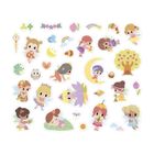 Janod, Wróżki, naklejki na arkuszach, 200 szt.