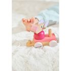 Janod, Zigolos, pociąg drewniany z klockami i zwierzątkami do ciągnięcia