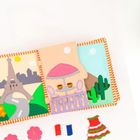 Jolly Designs. Dookoła Świata. Książeczka sensoryczno-manipulacyjna