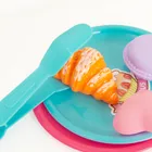 Kasa fiskalna z akcesoriami, światło i dźwięk, różowa