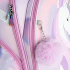 Kayokki, plecak szkolny, 1-komorowy, Jednorożec, fioletowy