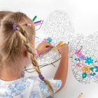 Kidea, Motyl, fantazyjne skrzydła, zestaw do kolorowania