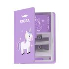 Kidea, temperówka podwójna z gumką, cute, 1 szt.
