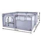 Kidwell, Fanko, kojec, Gray, 130-130 cm