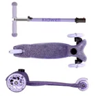 Kidwell, Uno, hulajnoga 3-kołowa LED, balansowa, fioletowa