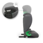Kinderkraft, Junior Fix 2 Plus, i-Size, fotelik samochodowy, grey, 100-150 cm