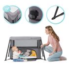 Kinderkraft, Movi, łóżeczko turystyczne, Grey