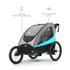 Kinderkraft, Nava, przyczepka rowerowa, wózek, hawaiian blue