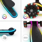 Kinderkraft, RAKET UP, hulajnoga 3-kołowa LED, 2w1, Black