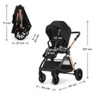 Kinderkraft, Vesto 2, wózek spacerowy, black