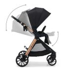 Kinderkraft, Vesto 2, wózek wielofunkcyjny 2w1, black