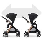 Kinderkraft, Vesto 2, wózek wielofunkcyjny 3w1, black