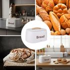 Kinghoff, chlebak, pojemnik na pieczywo, stalowy, biały, kh-1947