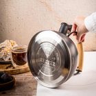 Kinghoff, czajnik z gwizdkiem, czarny mat, 2,5l, kh-1999