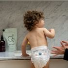 Kit and Kin, biodegradowalne pieluszki jednorazowe, rozmiar 5, Junior, 11 kg+, koala i małpka, 28 szt.