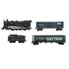 Klasyczna kolejka z torami, światło i dźwięk